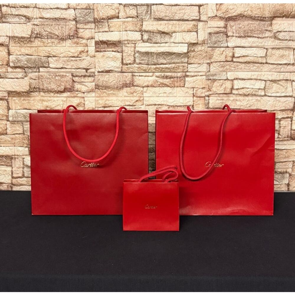 Cartier Shopping bag Lot of 3